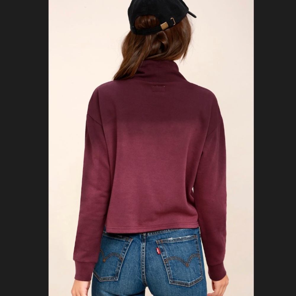 🔥🔥RVCA - CROP MOCK NECK SWEATSHIRT🔥🔥 - Picture 7 of 8